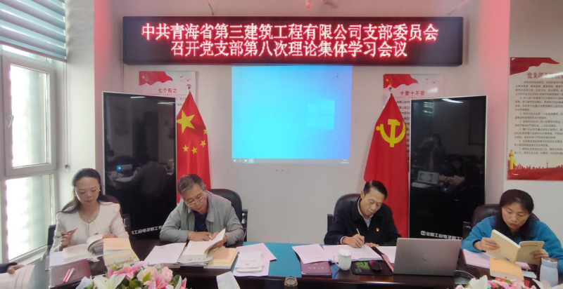 三建公司黨支部召開第八次理論集體學(xué)習(xí)會(huì) ----集團(tuán)黨委委員、紀(jì)委書記講主題教育專題黨課