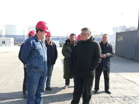 集團黨委書記、董事長王玉輝同志到工投公司考察調研